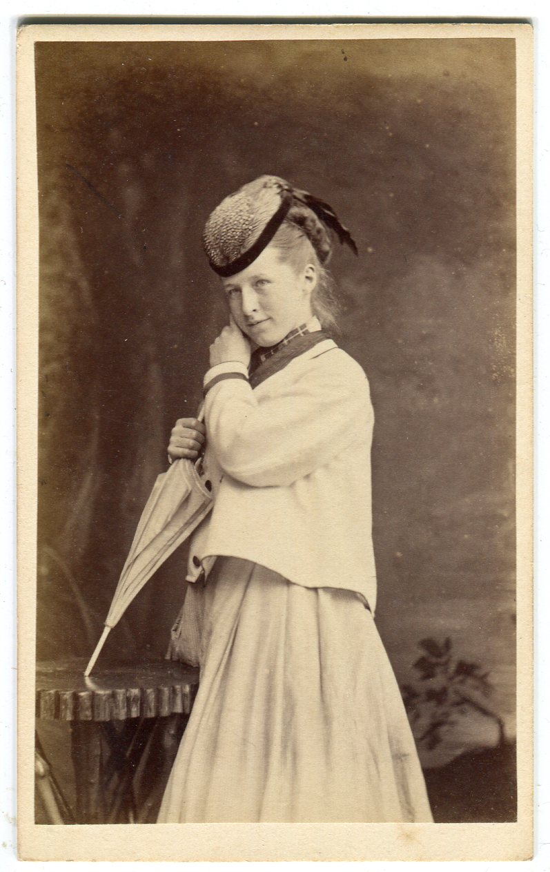 1873-pretty-young-lass-with-cute-hat-umbrella-cdv-c1873-London