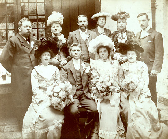 Family wedding photograph 1902
