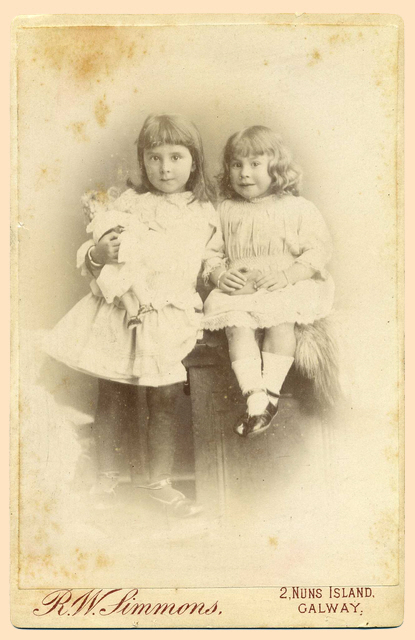 Simmons, R W cabinet card photograph 1
