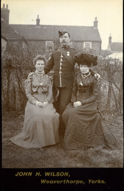 John Herbert Wilson cabinet card photograph of a soldier 1