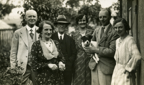 John Henry & Margaret Wilson on the left and son Harry & daughter Clara on the right at Weaverthorpe Show – 1935