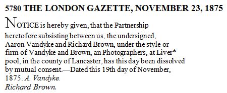 THE LONDON GAZETTE, NOVEMBER 23, 1875