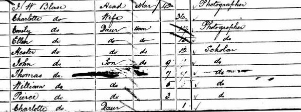 Blase, J W_census 1881 detail