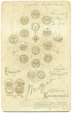 Type 414x cabinet card